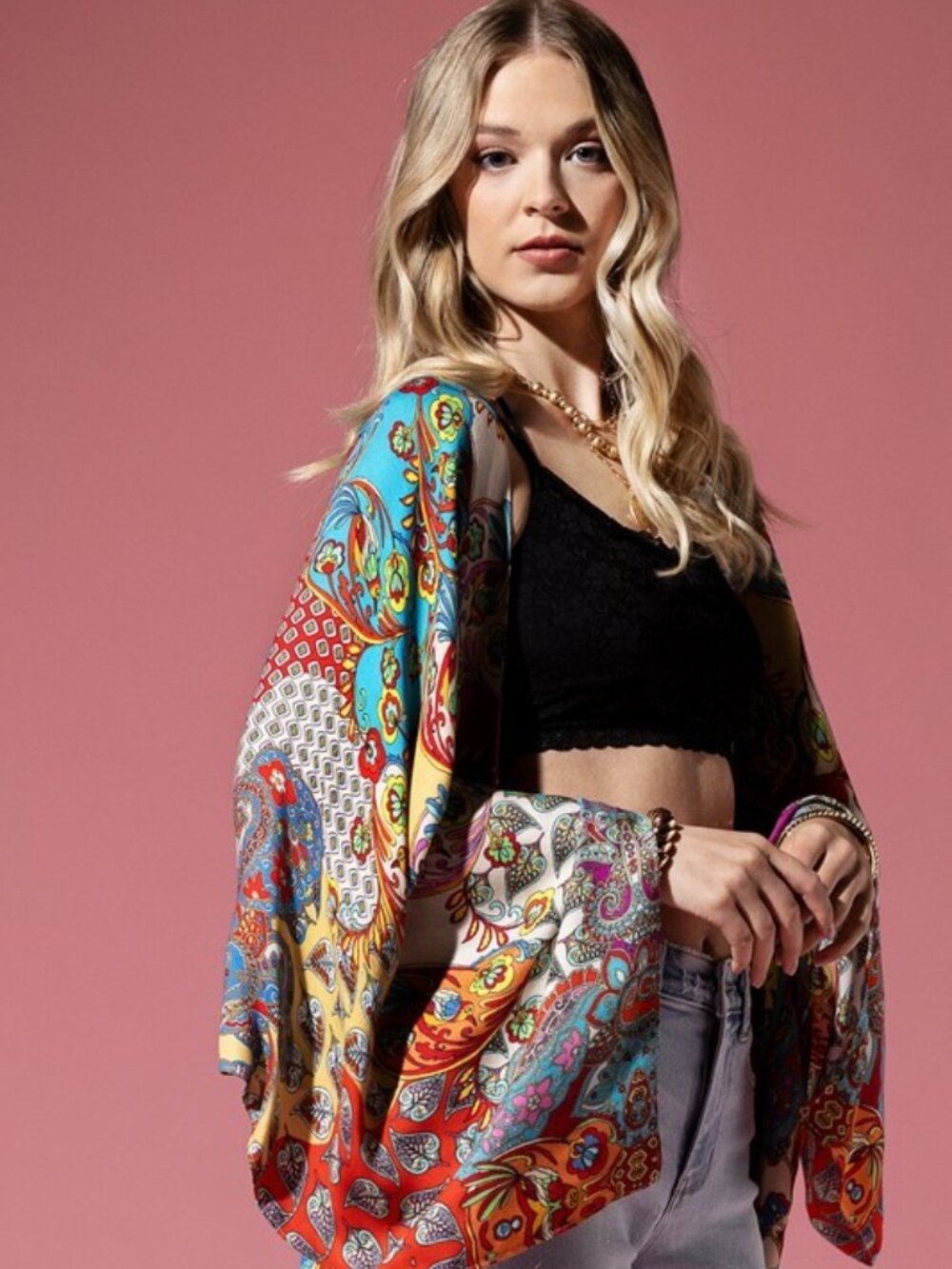 NWT Boutique Item: Valentina Kimono - One Size - Picture 3 of 7